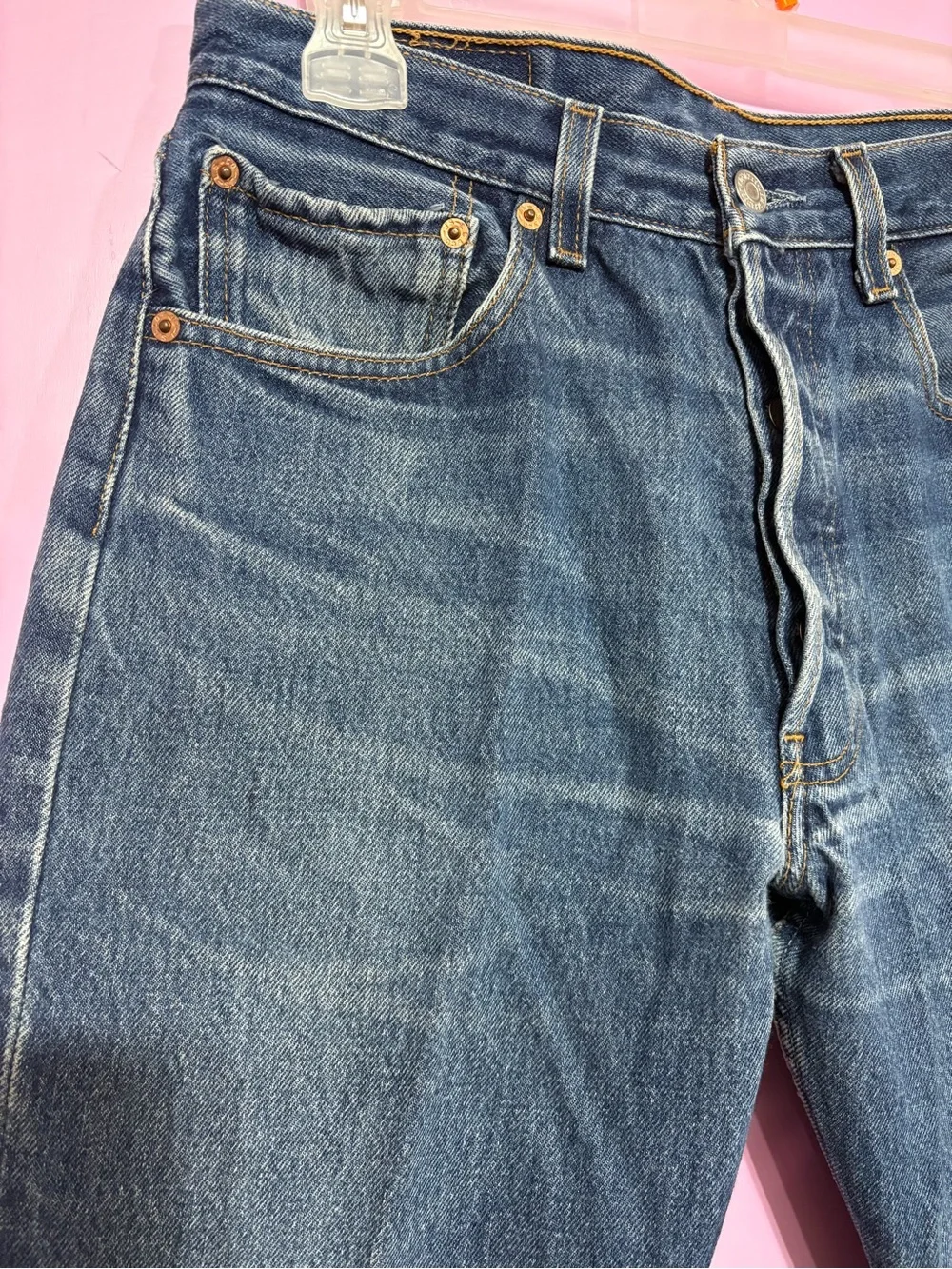 Levi's Men's Dark Blue Slim Straight Jeans